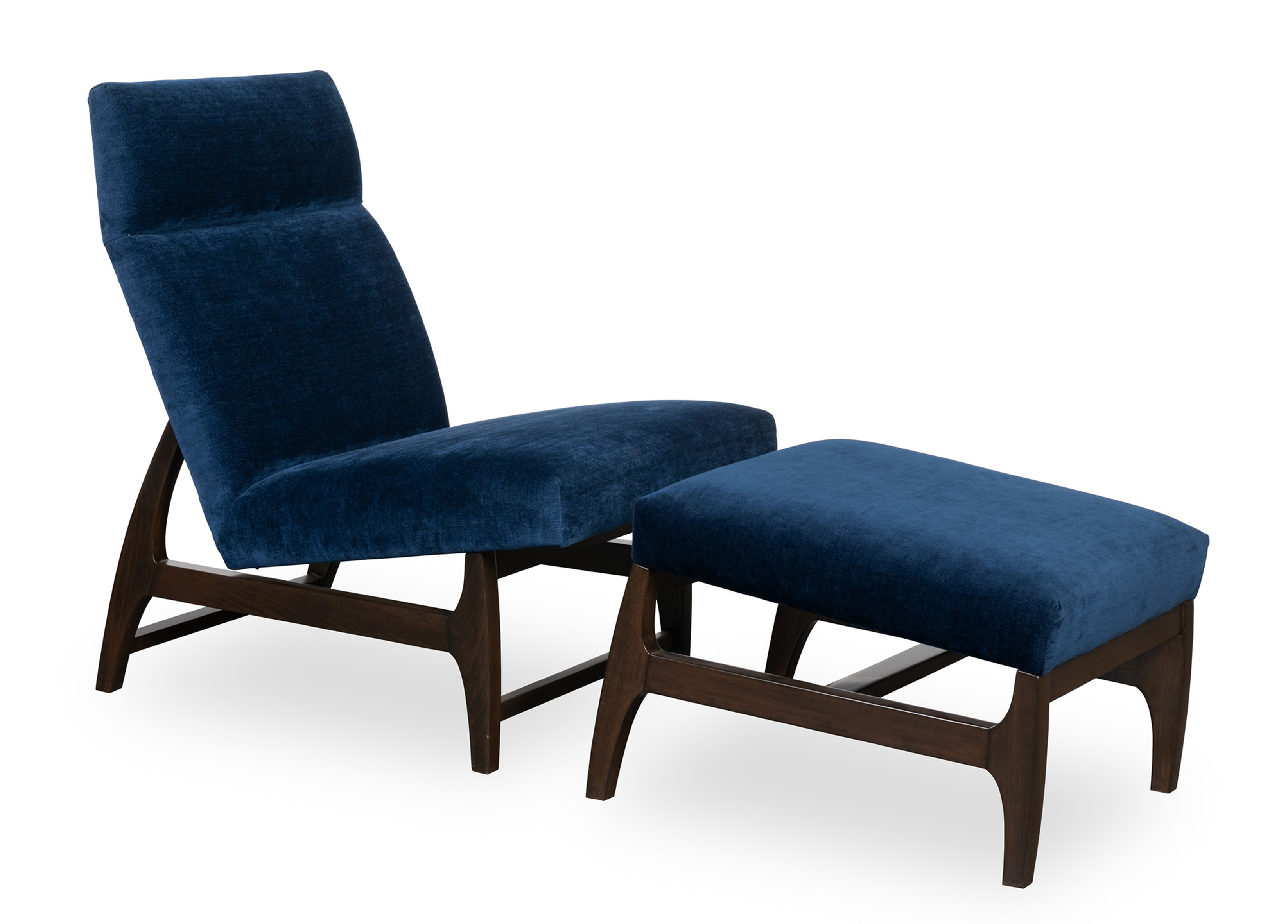 Wayne Foot Stool Orleans Navy